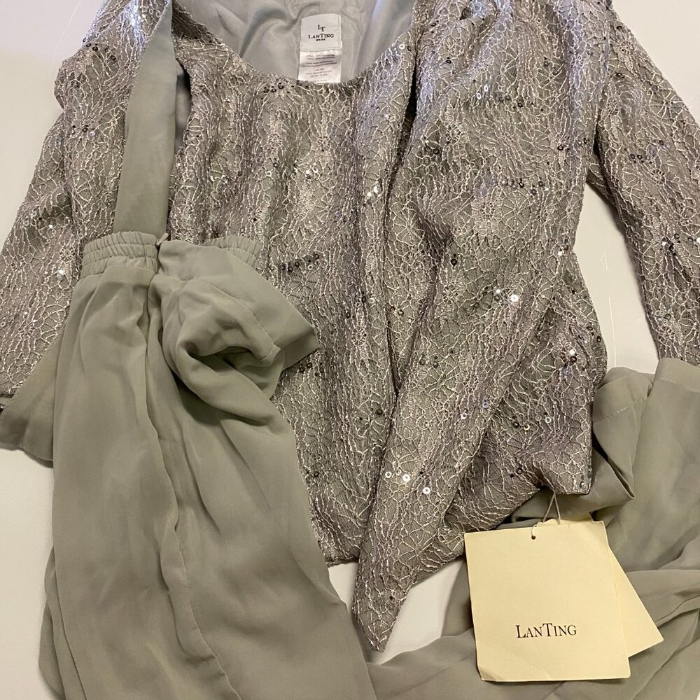 womens sequin dress suit 3 piece